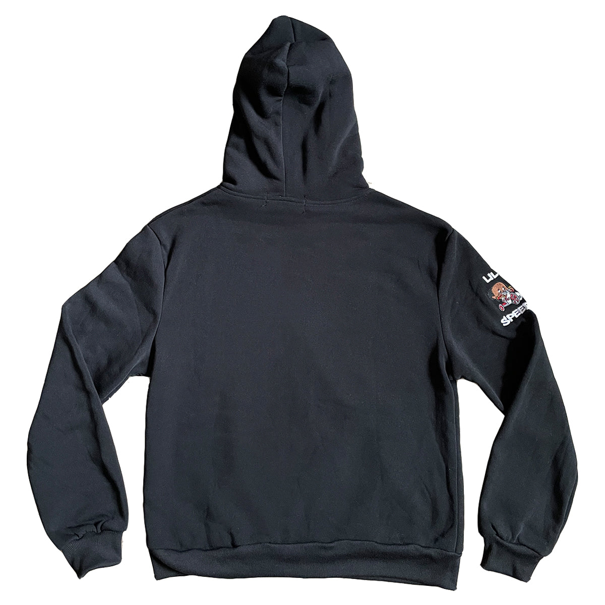 Black Hoodie with Drawstring