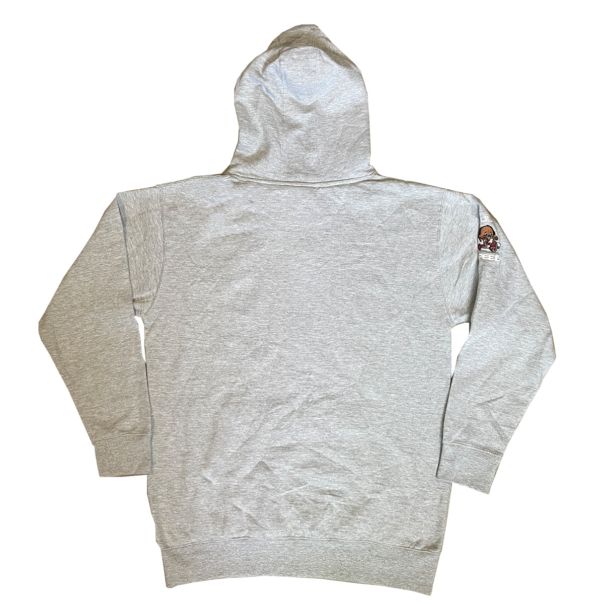 Light Grey Hoodie with Drawstring