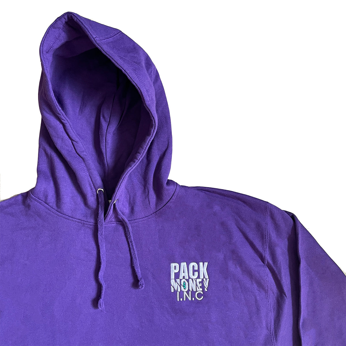 Violet Hoodie with Drawstring