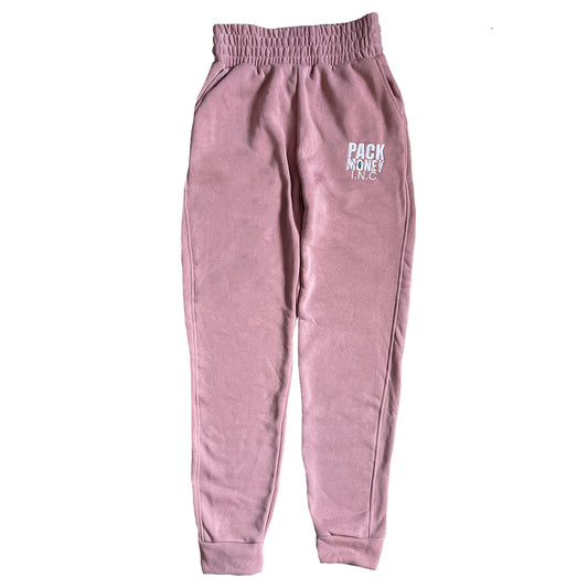 Pink Elastic Pants, Women's