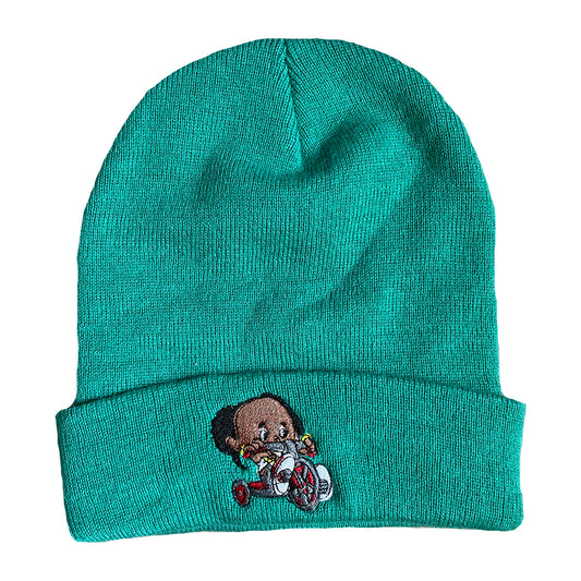 Green Beanie