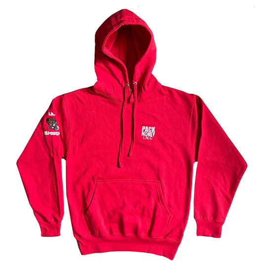 Red Hoodie with Drawstring
