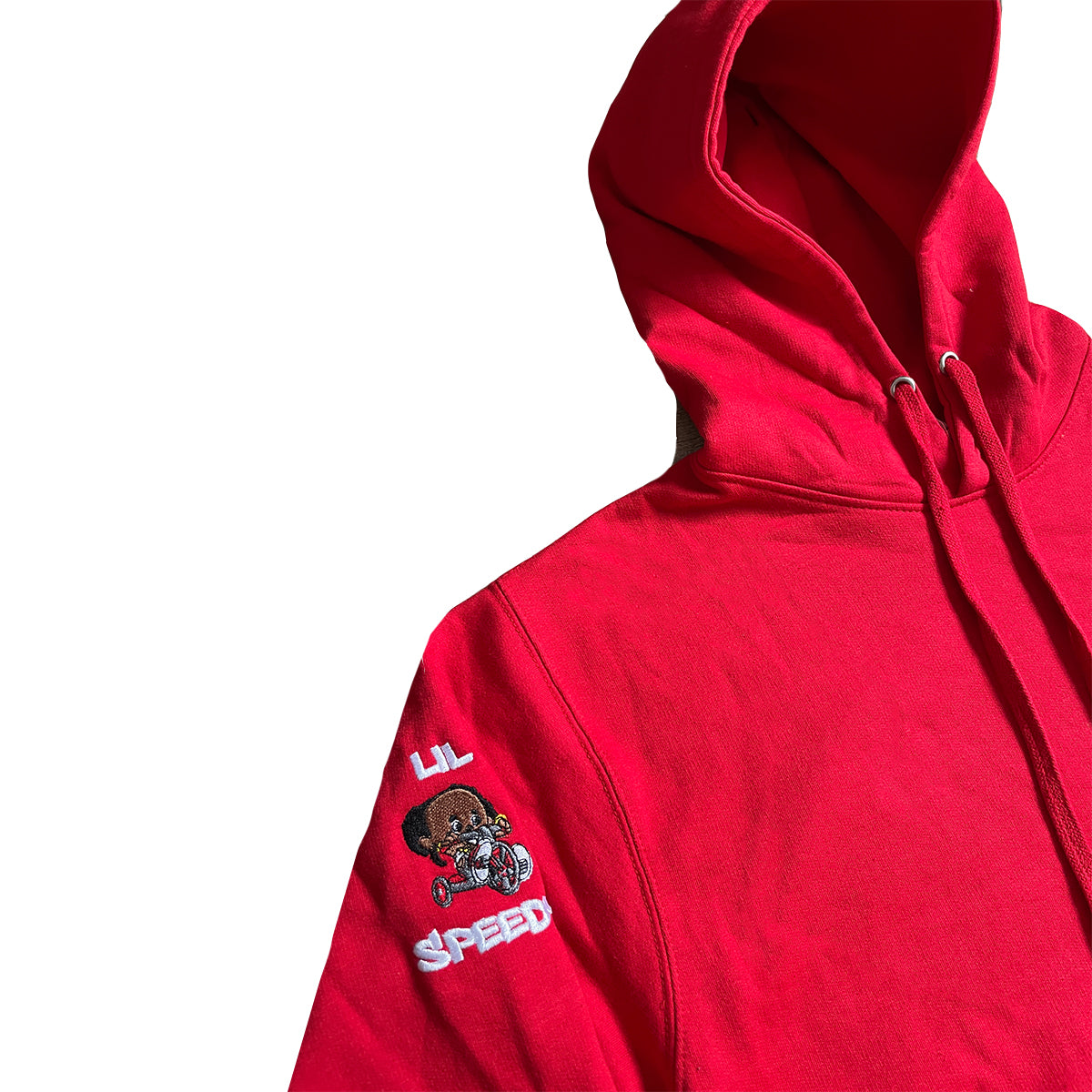 Red Hoodie with Drawstring