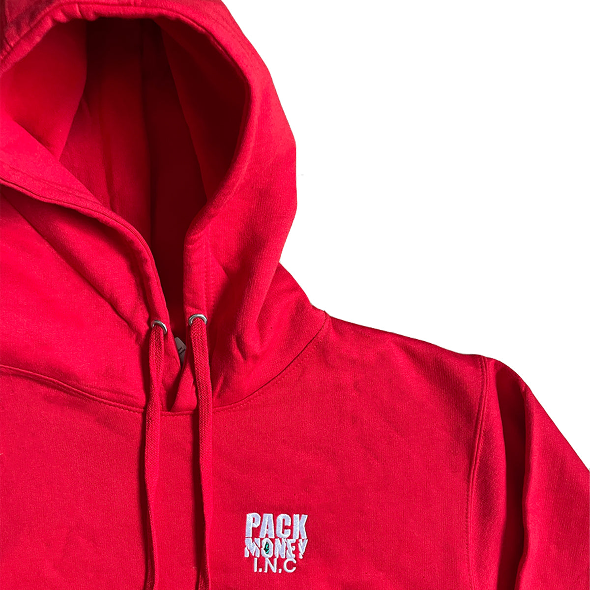 Red Hoodie with Drawstring