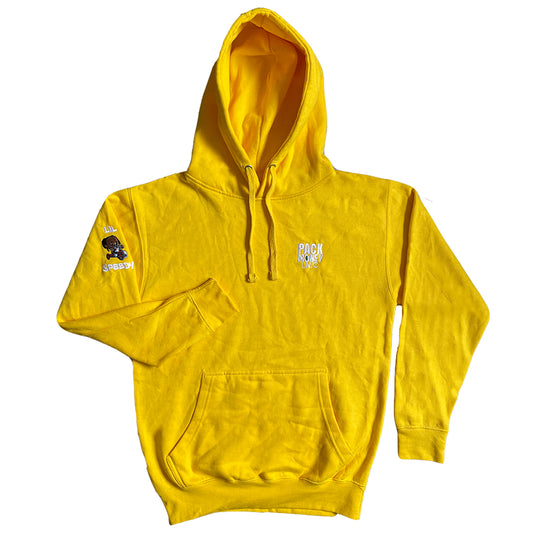 Yellow Hoodie with Drawstring