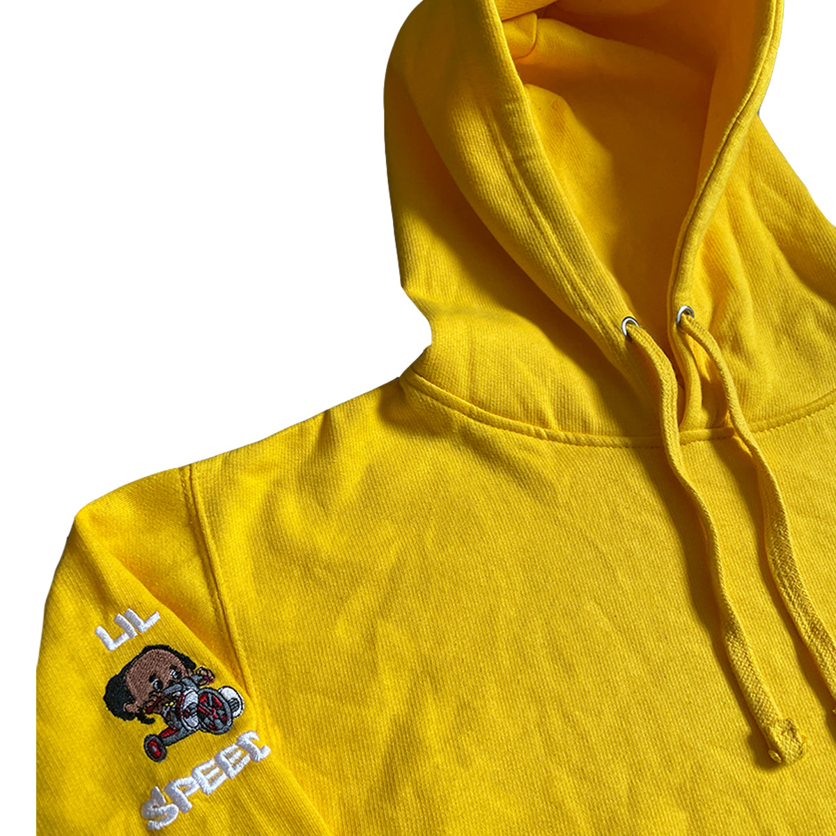 Yellow Hoodie with Drawstring
