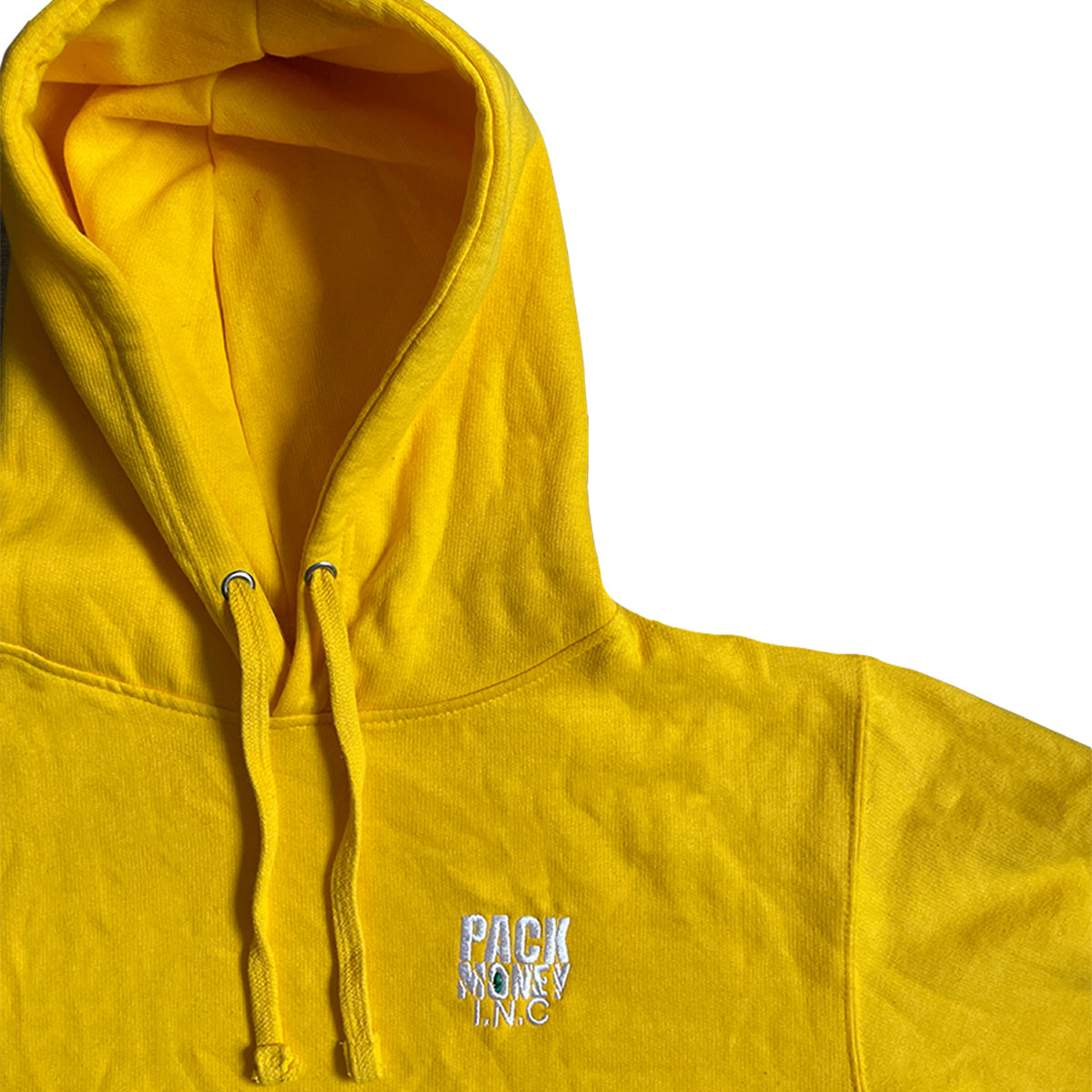 Yellow Hoodie with Drawstring
