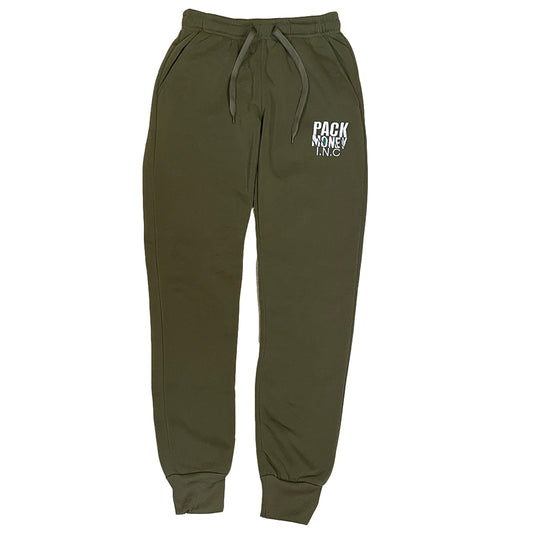 Green Pants with Drawstring