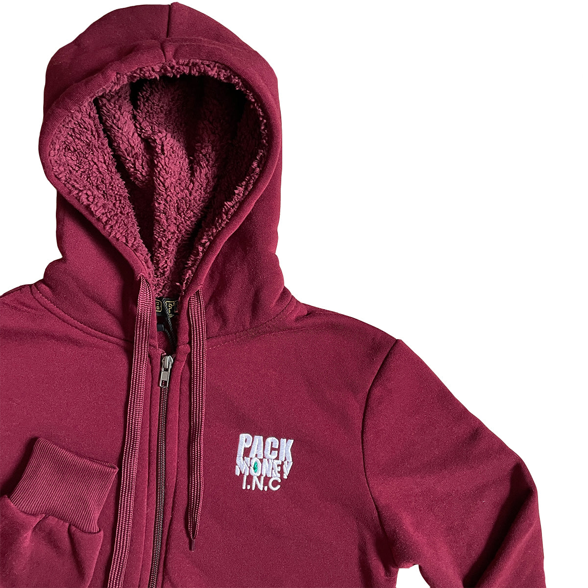 Magenta Hoodie with Drawstring