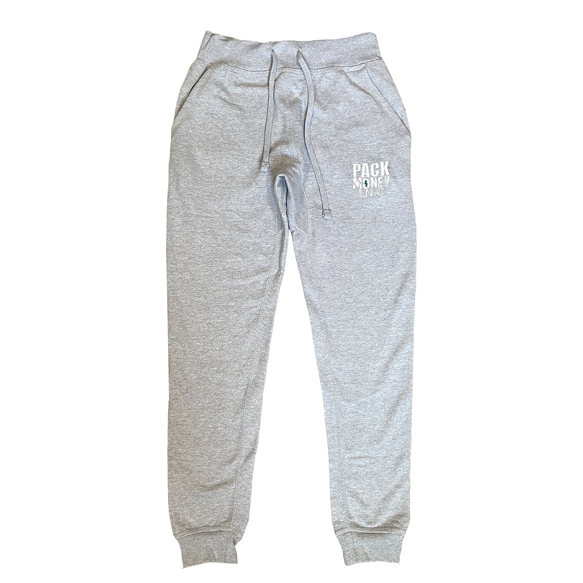 Light Grey Pants with Drawstring