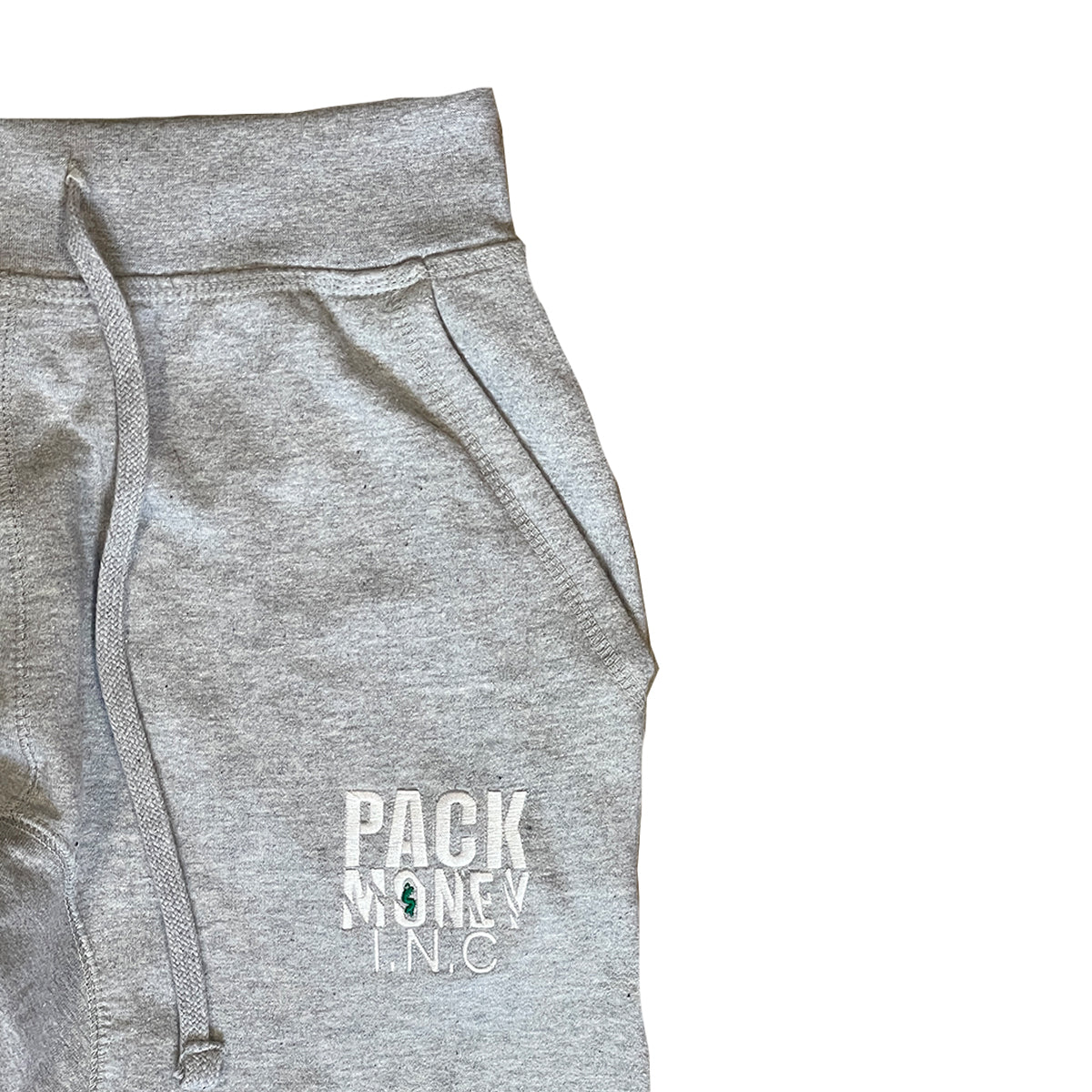 Light Grey Pants with Drawstring
