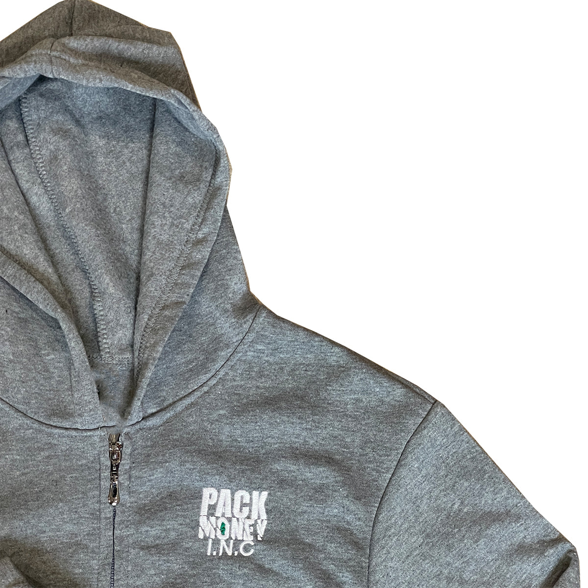 Grey Elastic Hoodie, Women's
