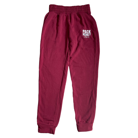 Magenta Pants with Drawstring