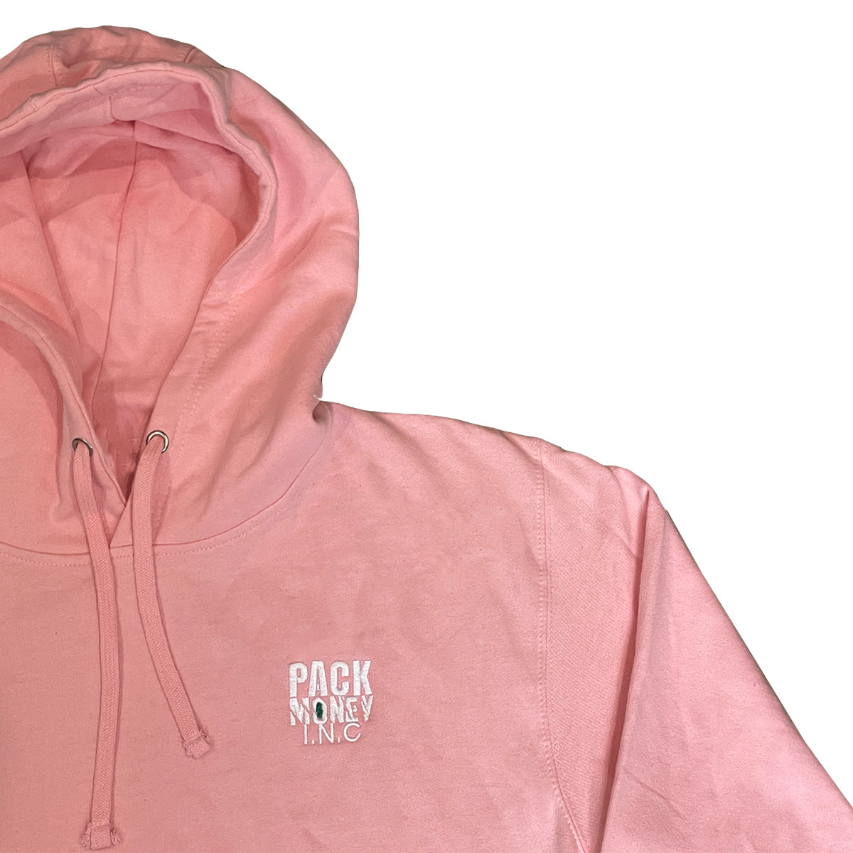 Pink Hoodie with Drawstring