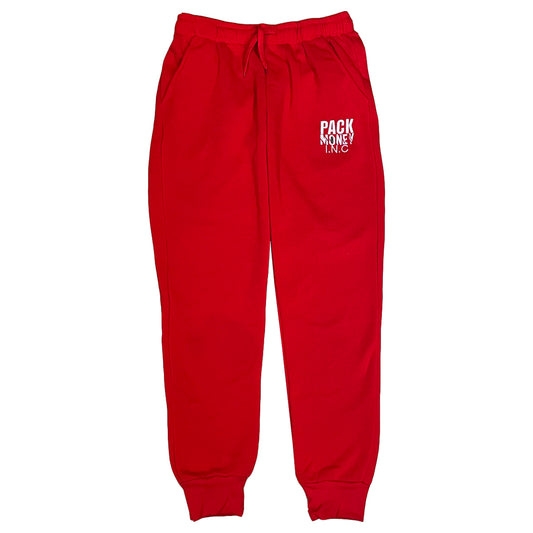 Red Pants with Drawstring