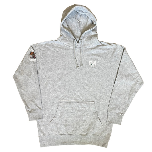 Light Grey Hoodie with Drawstring