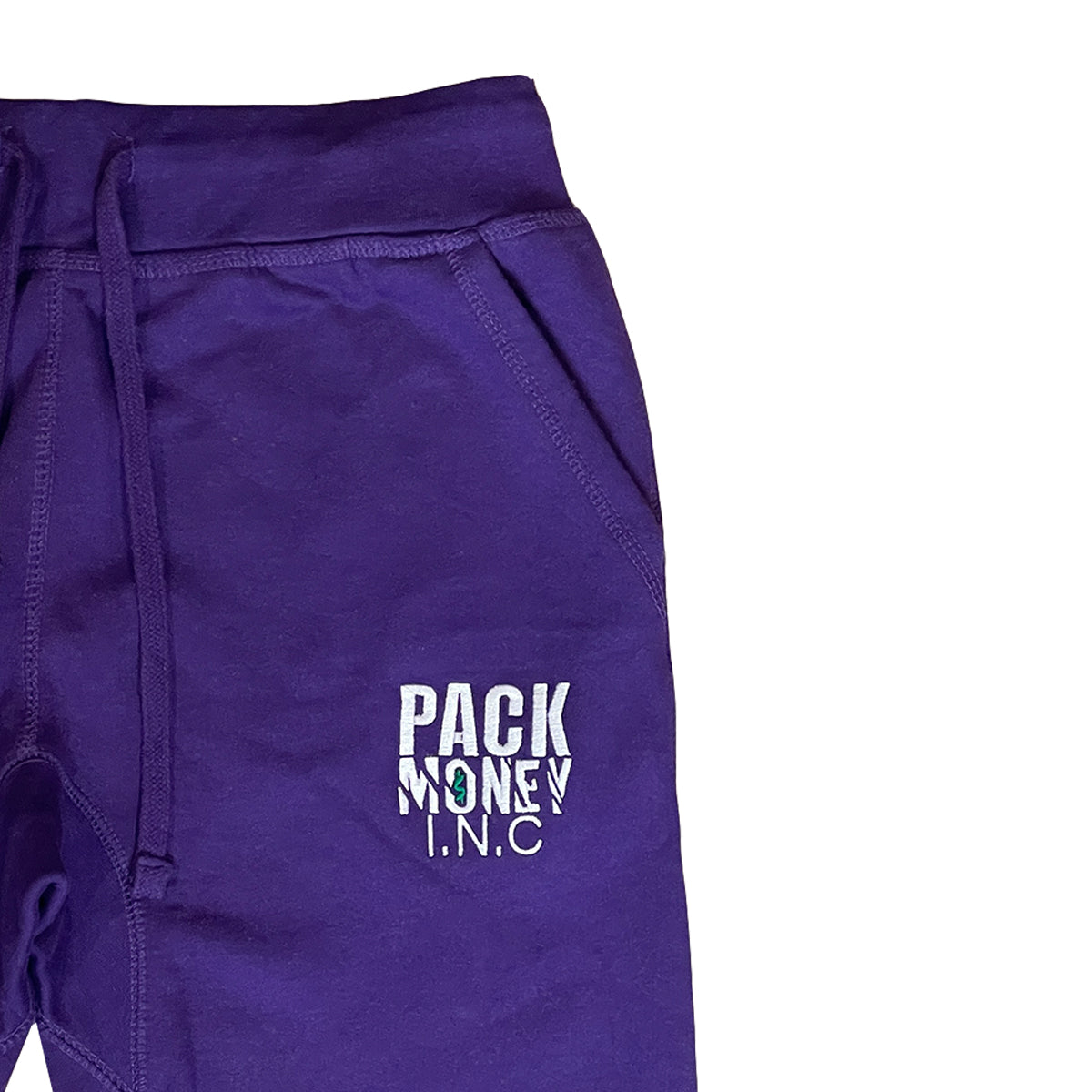 Purple Pants with Drawstring