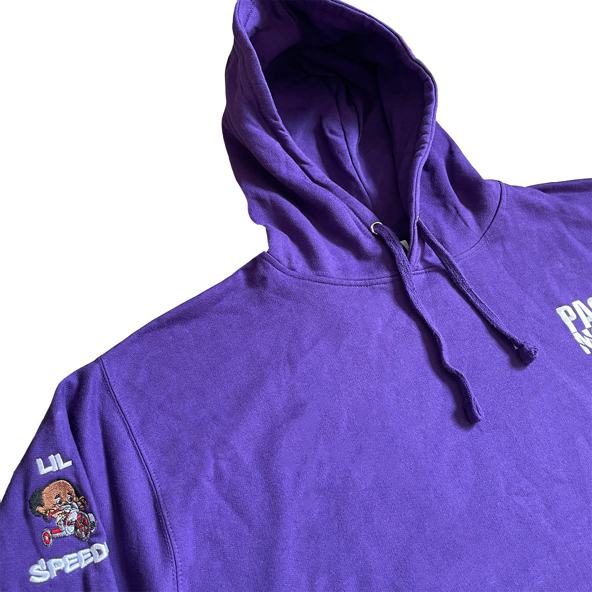 Violet Hoodie with Drawstring