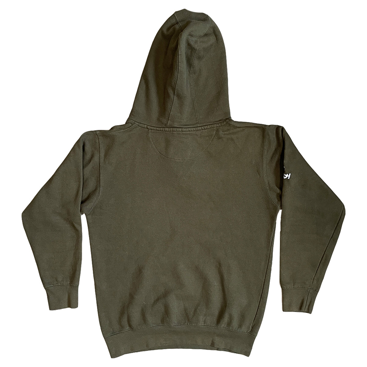 Olive Hoodie with Drawstring